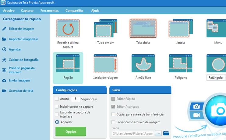 interface principal